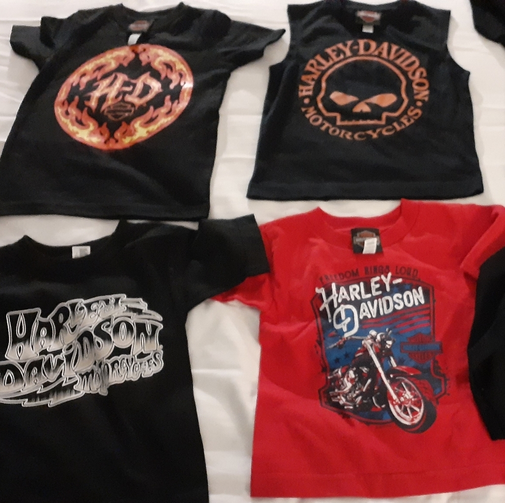 Kids Harley shirts 3t 4